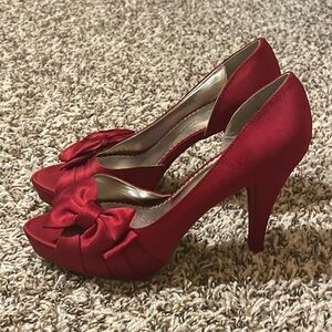 Red Michaelangelo “Maribelle” Heels